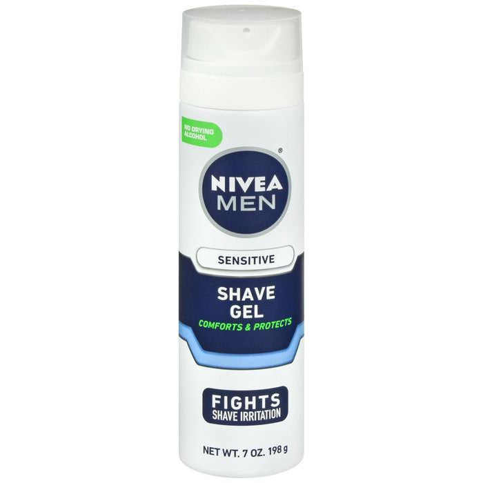 Nivea For Men Shaving Gel, Sensitive - 7 oz