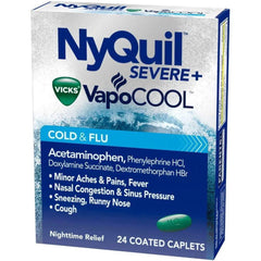 NyQuil Severe Cold & Flu Caplets - 24 Count