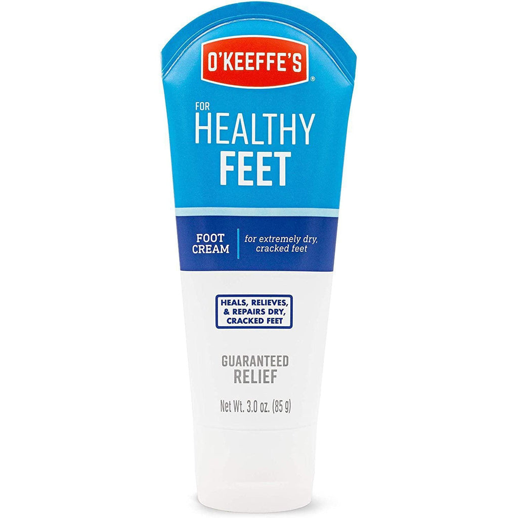 O'Keeffe's Healthy Feet Foot Cream Tube, 3 Ounce, Pack of 4
