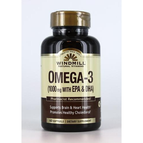 Windmill Omega-3 1000 mg with EPA & DHA - 60 softgels