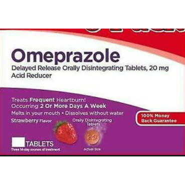 Leader Omeprazole Delayed Release Orally Disintegrating Tablets - 14 count