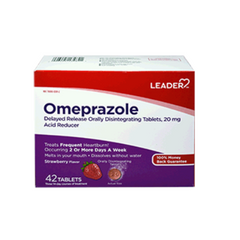 Leader Omeprazole Delayed Release Orally Disintegrating Tablets - 42 count