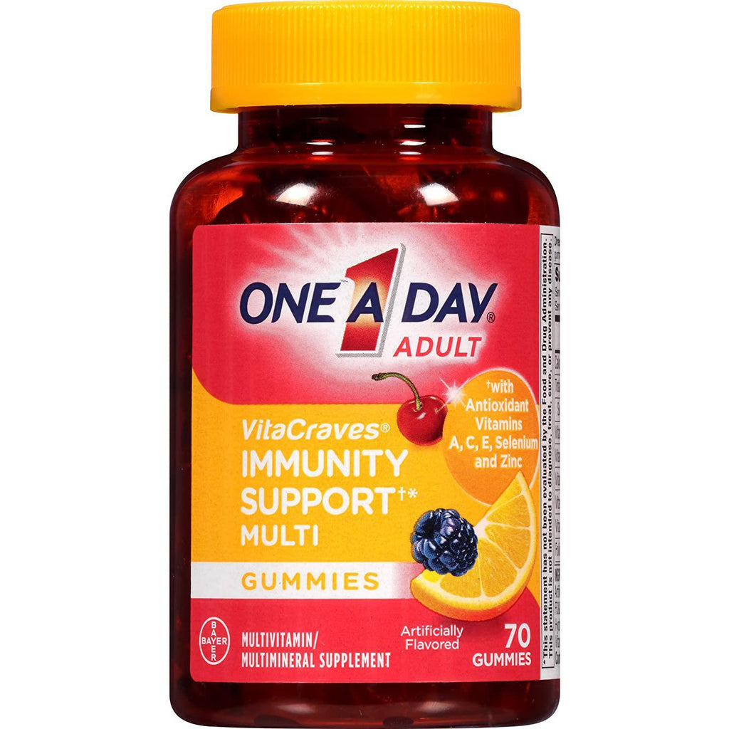 One A Day VitaCraves Immunity Support Multivitamin Gummies, 70 gummies