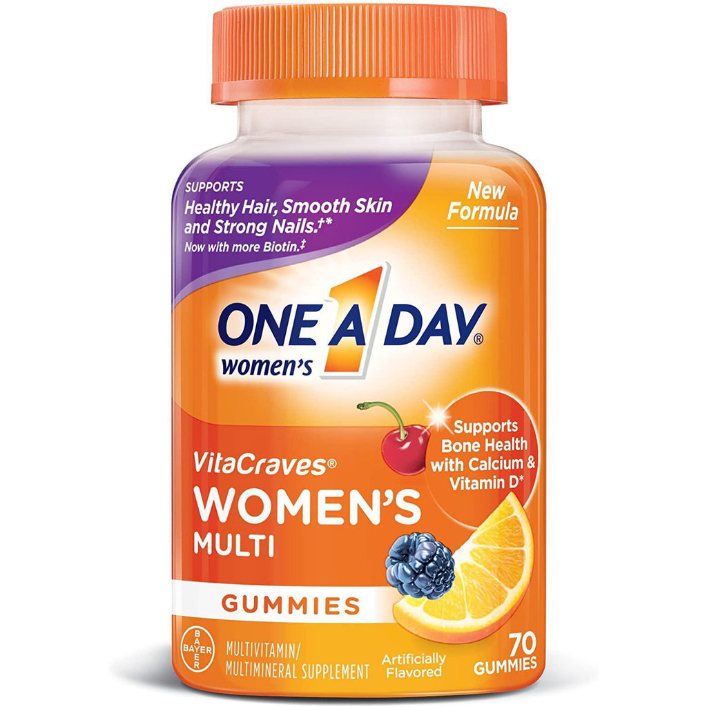 One A Day Women‚Äôs VitaCraves Multivitamin Gummies, 70 gummies