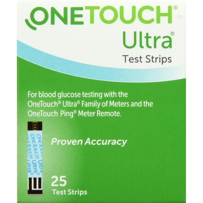 One Touch Ultra Test Strips, 25 count