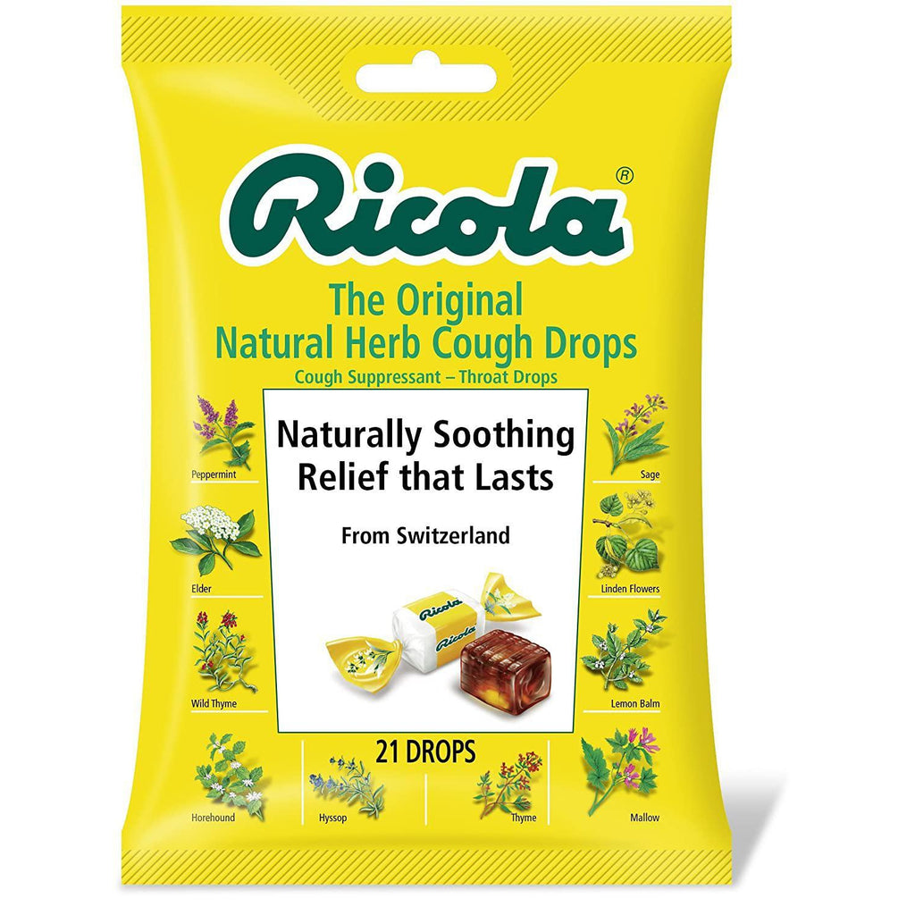 Ricola Original Herb Cough & Throat Drops, 21 Drops
