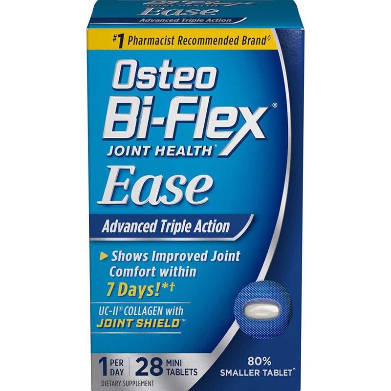 Osteo Bi-Flex Ease Advanced Triple Action, Vitamin D for Bone and Immune Health, 28 mini tablets