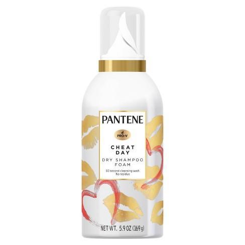 Pantene Sulfate Free Cheat Day Dry Shampoo Foam w/ Vanilla & Jasmine, 5.9oz