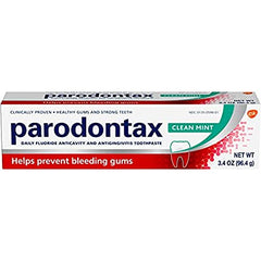 Parodontax Clean Mint Toothpaste For Gum Health, Helps Cavity Prevention, Anticavity And Antigingivitis - 3.4 Oz (3-Pack)