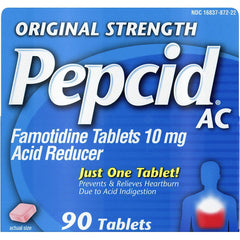 Pepcid AC Original Strength for Heartburn Prevention & Relief - 90 count