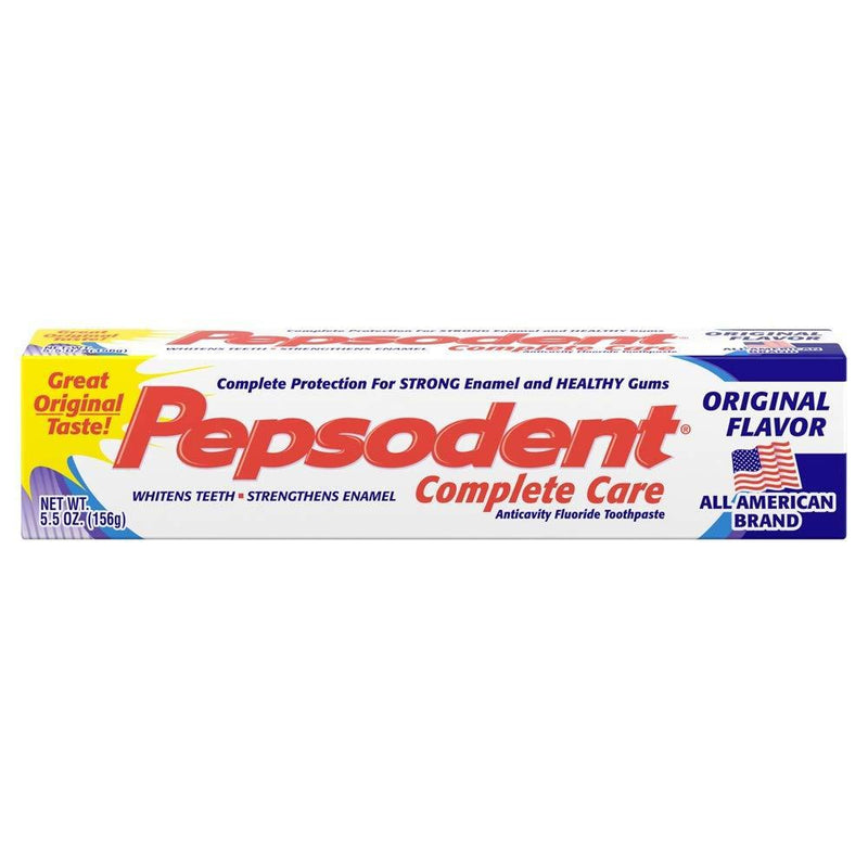 Pepsodent Complete Care Toothpaste Original Flavor - 5.5 oz.