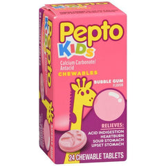 Pepto Child Chew Tb Bubble Gum 24