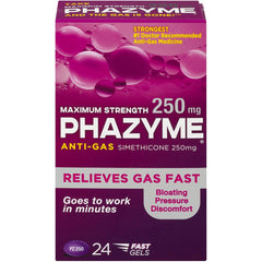 Phazyme Maximum-Strength Gas and Bloating Relief - 24 count
