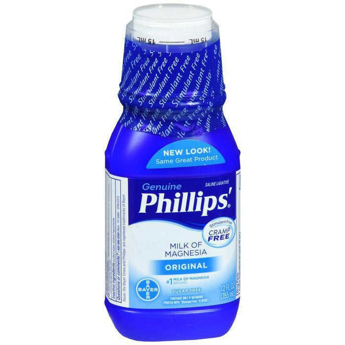 Phillips Milk Of Magnesia Liquid Original - 12 oz
