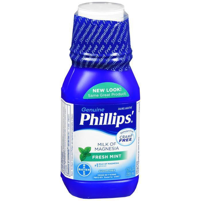 Phillips Milk Of Magnesia Liquid Fresh Mint - 12 oz