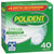 Polident 3 Minute Denture Cleanser Tablets, 40 count
