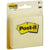 Post-it Notes, America's #1 Favorite Sticky Note, 3 x 3-Inches, Canary Yellow, 4-Pads/Pack