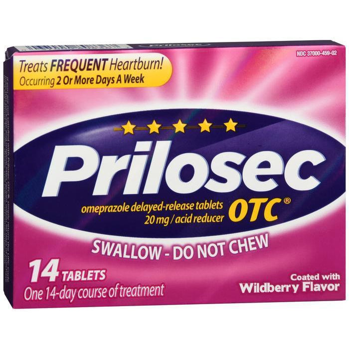 Prilosec Wildberry - 14 tablets