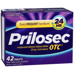 Prilosec OTC Omeprazole, Frequent Heartburn Relief Medicine & Acid Reducer - 42 Count