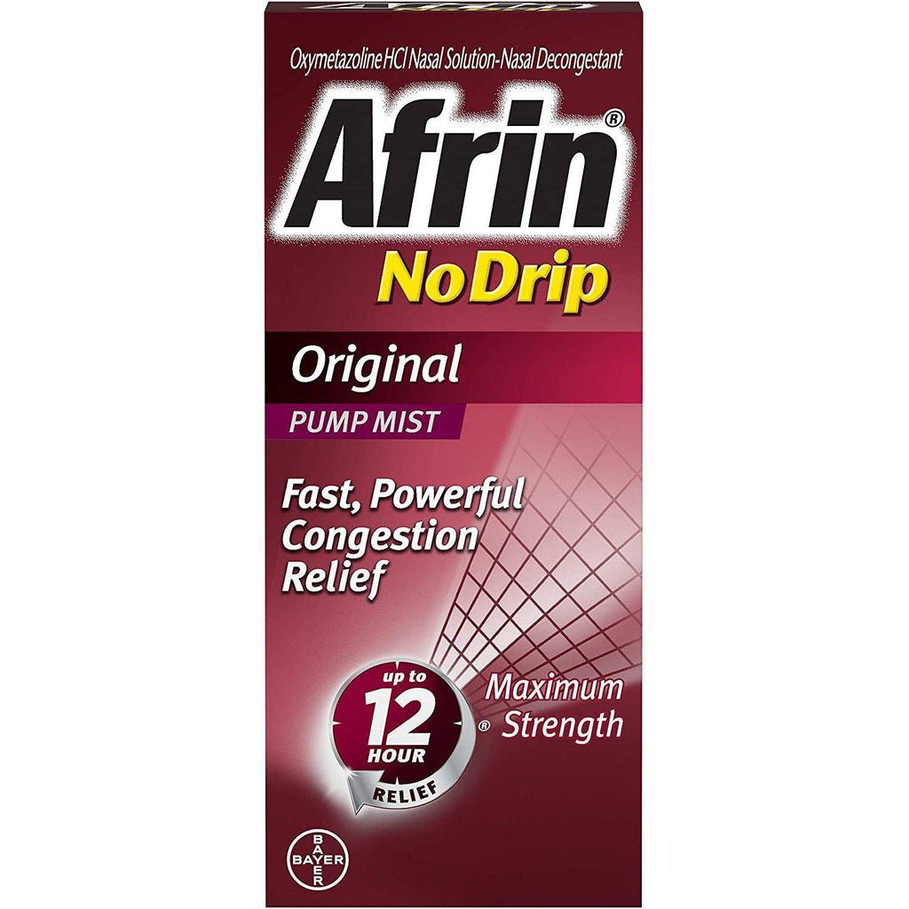 Afrin 12 Hour Relief No Drip Pump Mist, 0.5 fl oz