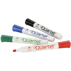 Quartet Classic Low Odor Dry-Erase Markers, Chisel Point, Assorted Colors, 4 Count