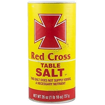 Red Cross, Table Salt, 1 Lb 10 Oz, 1 Container***