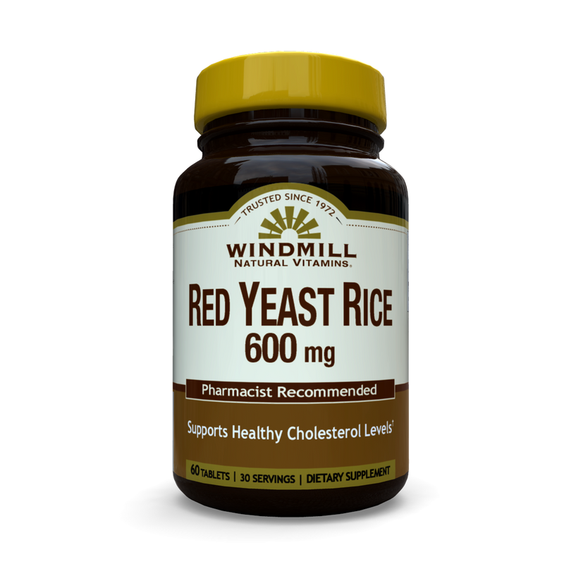 Windmill Red Yeast Rice 600 mg - 60 Tablets
