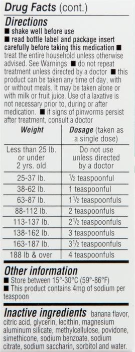 Reeses Pinworm Medicine, Full Prescription Strength, 1 Oz | Silver Rod ...