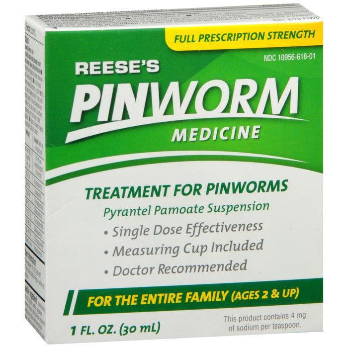 Reeses Pinworm Medicine, Full Prescription Strength, 1 Oz