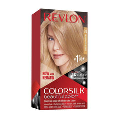 Revlon ColorSilk Hair Color 70 Medium Ash Blonde, 1 Count
