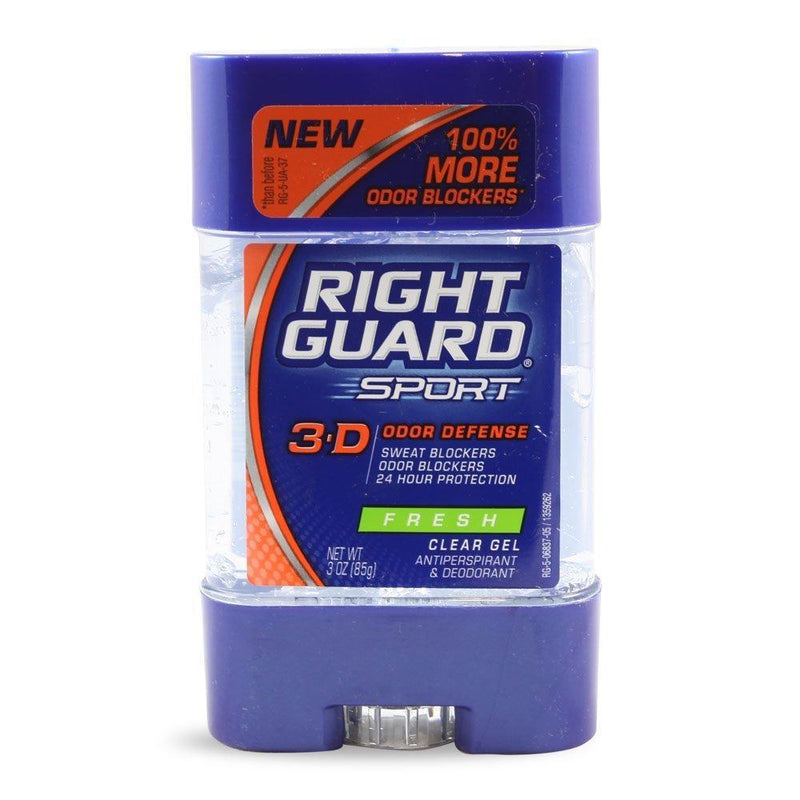 Right Guard Sport Anti-Perspirant & Deodorant, Clear Gel, Fresh - 3 oz
