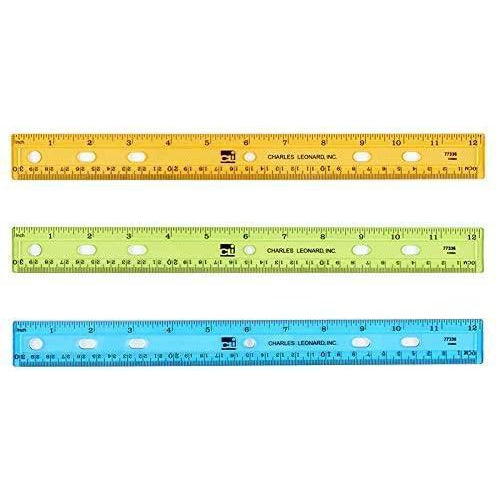 Ruler Assorted Colors, 12 inches