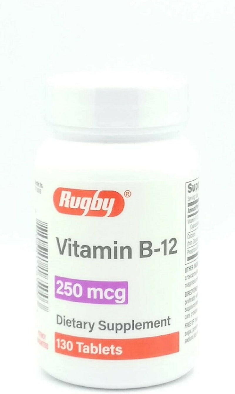 Rugby Laboratories Vitamin B-12 250mcg, 130 Tablets*
