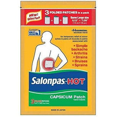 Salonpas-Hot Capsicum Patch, 3 Count