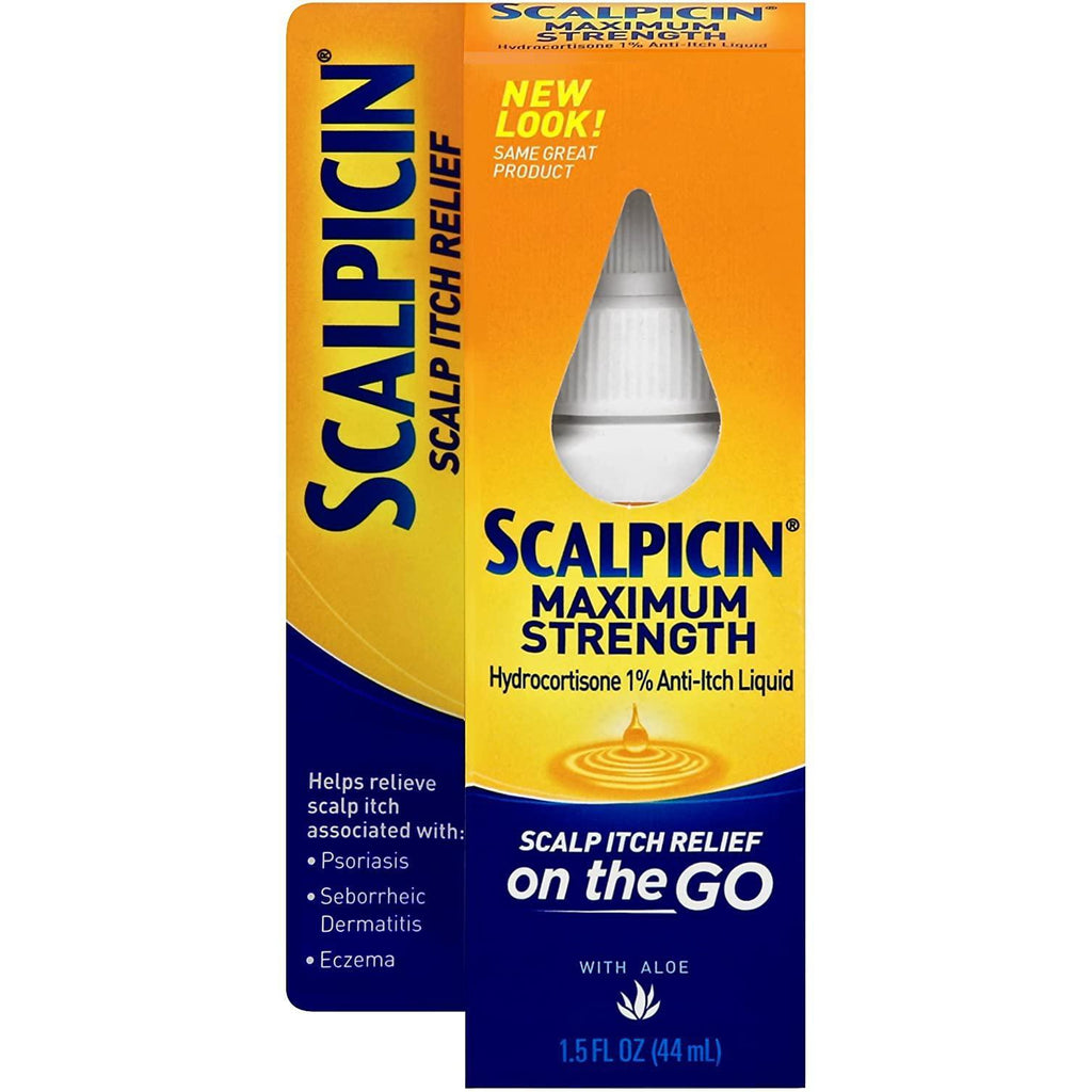 Scalpicin Maximum Strength Scalp Itch Liquid Treatment, 1.5 Oz.