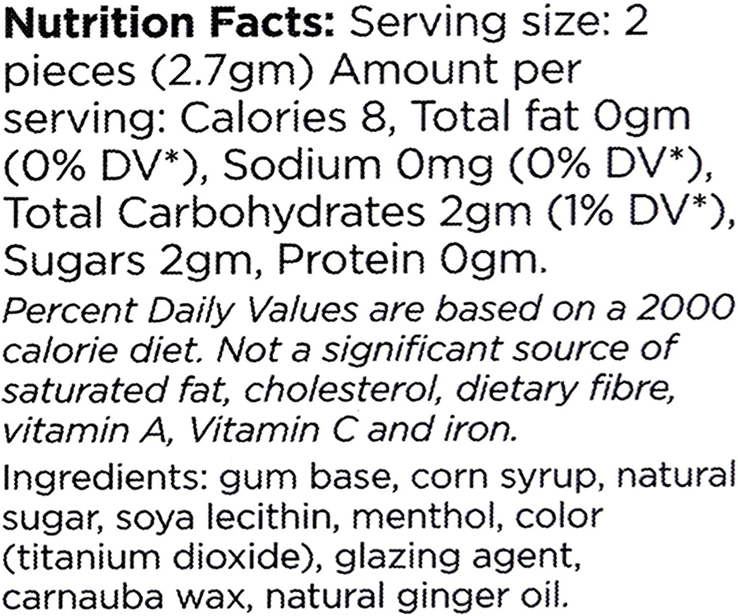 SeaBand AntiNausea Ginger Gum For Motion & Morning Sickness, 24 Piec