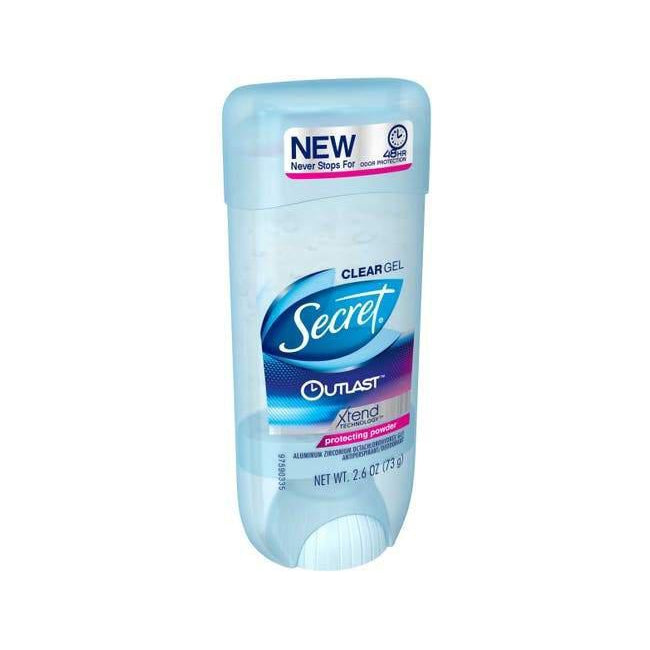 Secret Outlast Clear Gel Antiperspirant Deodorant, 2.6 Ounce