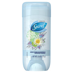 Secret Fresh Antiperspirant and Deodorant Clear Gel, Cool Waterlily - 2.6 Ounce MCK#3608767