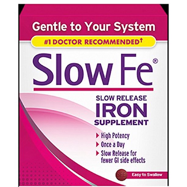 Slow Fe Slow Release Iron Supplement - 30 Tablets Each