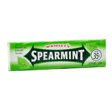 Wrigley's Spearmint Gum, 5 Sticks, 1 Pack