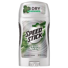 Speed Stick Irish Spring Antiperspirant Deodorant, Original - 2.7 Oz