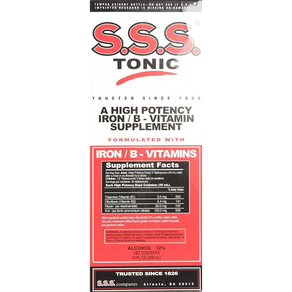 S.S.S Tonic Liquid, 10 oz