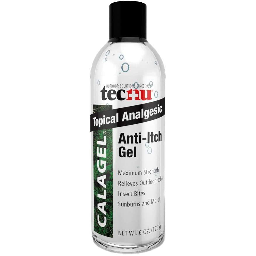 Tecnu Calagel Anti-Itch Gel, Maximum Strength Itch Relief for Rashes, Bug Bites, Stings and Minor Burn Relief, 6 oz