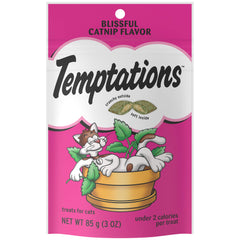 Temptations Treats for Cats, Blissful Catnip, 85 g (3 Oz.), 1 Bag