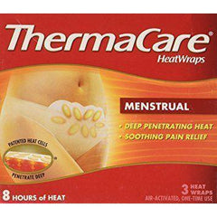 Thermacare Menstrual Relief Wraps, Pack of 3