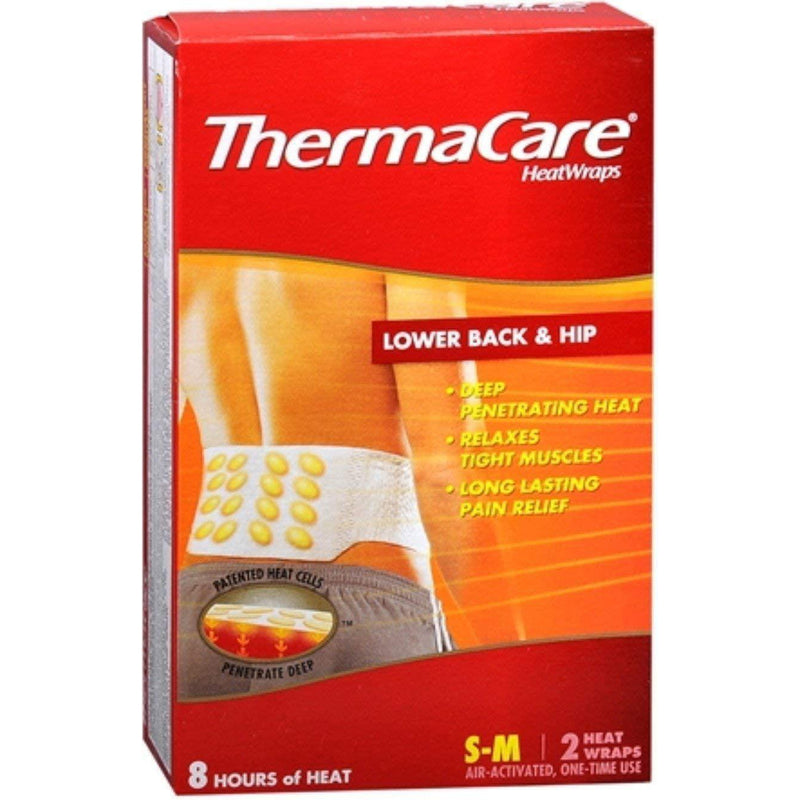 ThermaCare Heatwraps Small-Med Back & Hip, 2 Count