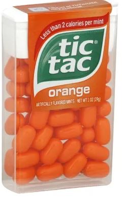 Tic Tac Artificially Flavored Mints, Orange, 1 Oz., 1 Package