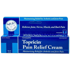 Topricin Pain Relief Therapy Cream Fast Acting Pain Relieving Rub 2 oz