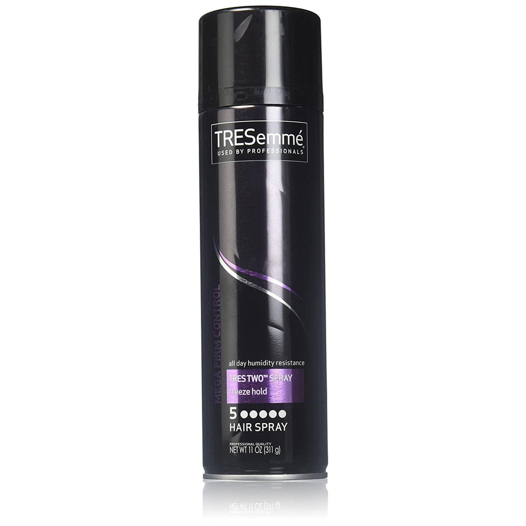 TRESemm√© TRES Two Hair Spray For All Hair Types Freeze Hold Anti-Frizz Hairspray, 11 Oz