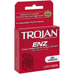 Trojan Regular - Non Lubricated Condoms, 3 Pack
